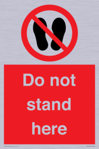 Do not stand here